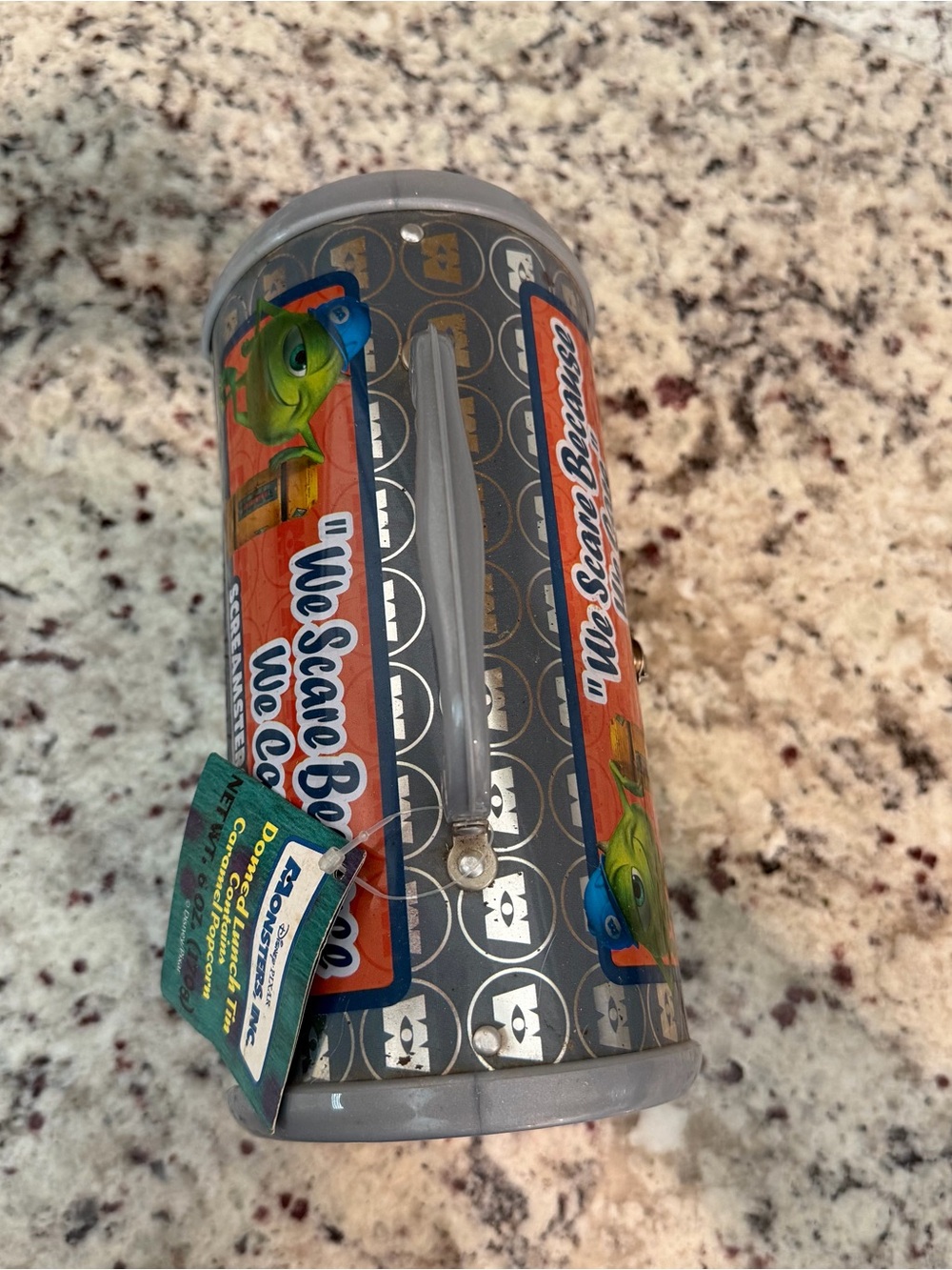 Monsters Inc. “We Scare Because We Care” Scream Team Leader Metal Dome Lunchbox - Picture 5 of 9
